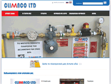 Tablet Screenshot of climacoltd.com